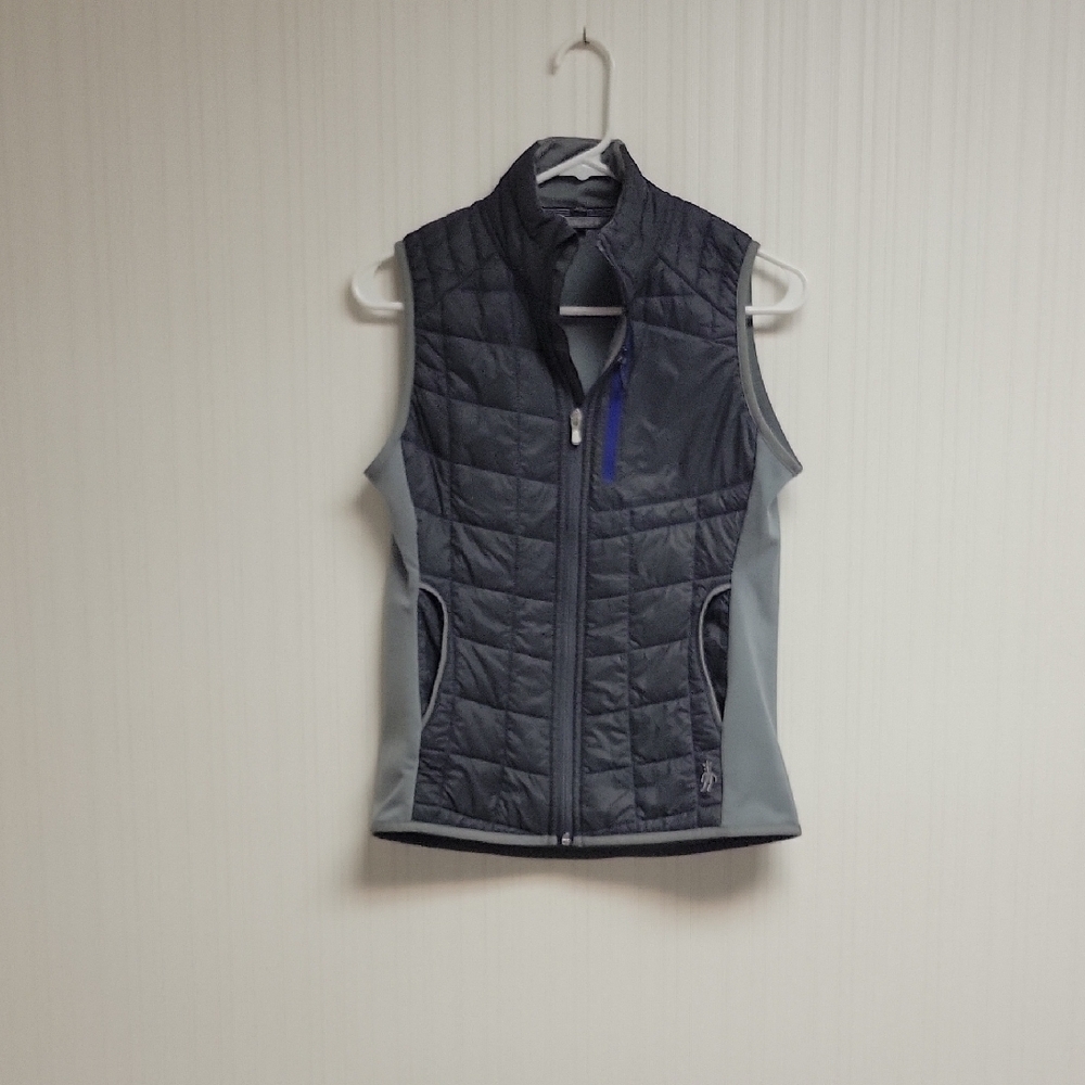 Smartwool Quilted PHD Vest Sz Small Women's Gray outdoor hiking gorpcore